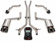 Fabspeed Performance Package WITH Carbon Fiber Tips. Porsche 970 Panamera V6 (2010-2016) - 97004420005 - FS.POR.970V6.ET, FS.POR.970V6.COMPAI, FS.POR.970V6.XP, FS.POR.970V6.MAXC